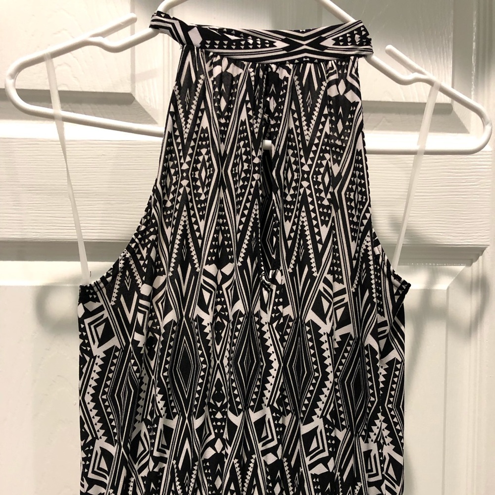 Black & white jumpsuit